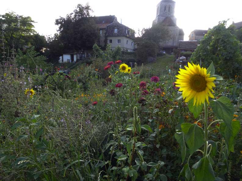 Côté Est, vu du jardin