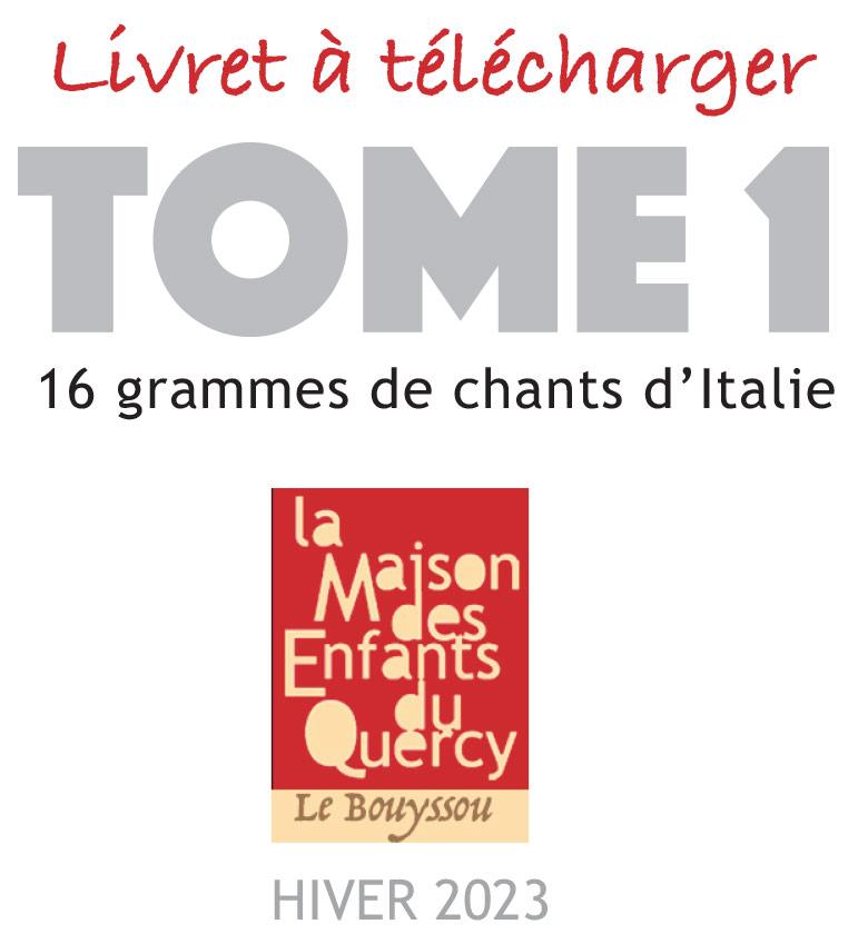 Petits livrets de chants