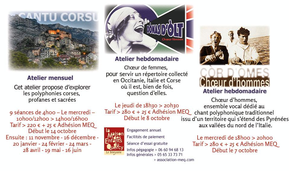 Saison 26 27 tous les ateliers web